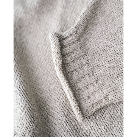 Olde H&Daughter SILK COTTON BOAT NECK P/O