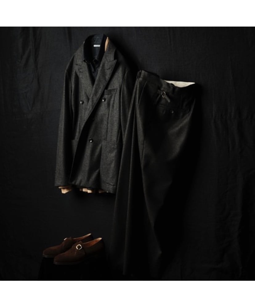 MAATEE&SONS GENTLEMAN FLANNEL COOPER PANTS | Mu