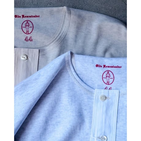 Olde Homesteader INTERLOCK HENLEY NECK LONG SLEEVE