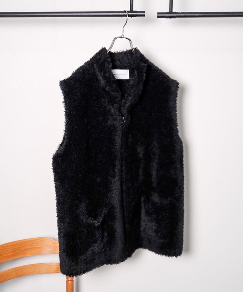 トップス walenode Ex. baby alpaca fur VEST walenode Ex.royal baby alpaca fur VEST