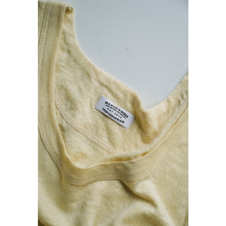 MAATEE&SONS TANKTOP LINEN天竺