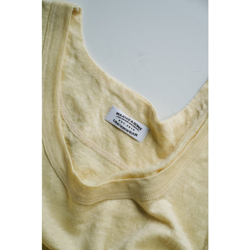 MAATEE&SONS TANKTOP LINEN天竺 | MusterWerk