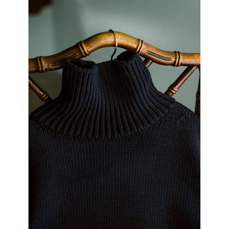 Olde H & Daughter WOOSTED WOOL TURTLE NECK P/O