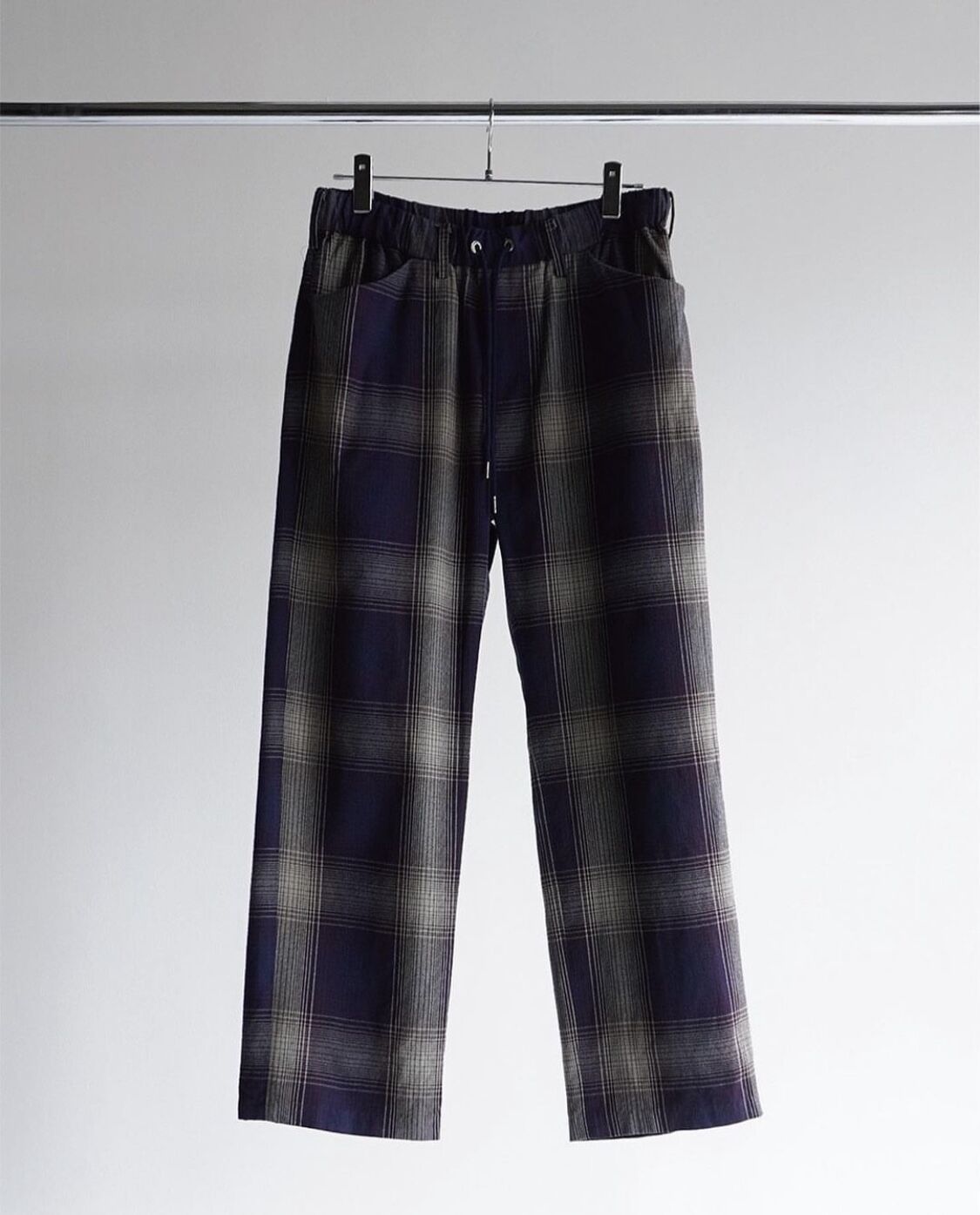 ANCELLM FLANNEL CHECK EASY SLACKS PANTS | Muste ANCELLM FLANNEL CHECK EASY SLACKS PANTS | Muste