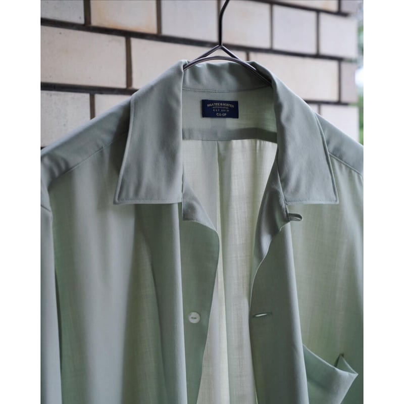 MAATEE&SONS H WOOL オープンカラーシャツ musterwerk MAATEE&SONS Ex. 