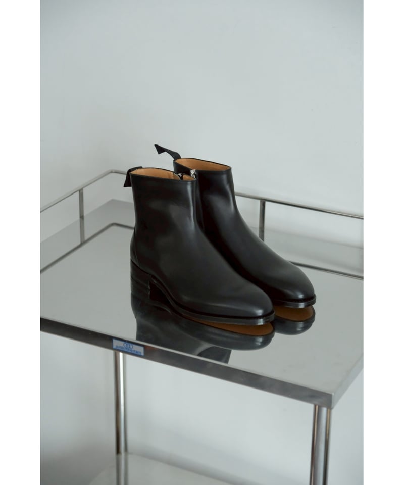 靴 F.lli Giacometti FG598 F.LLI Giacometti - FG598 - ZIP UP BOOTS - VELVINA BEIGE
