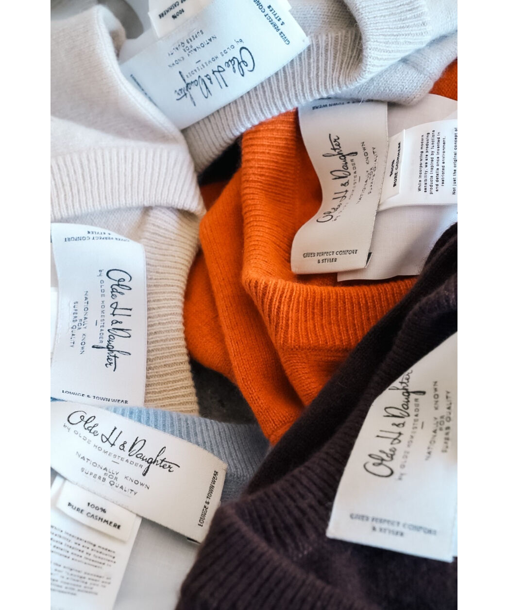 Olde H & Daughter CASHMERE V-NECK KNITWEAR | Mu