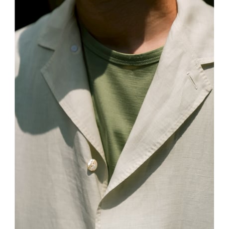 MAATEE&SONS Ex. "150/2 ROYAL OLYMPIC LINEN" 折って折ってHAND SHIRTS JACKET