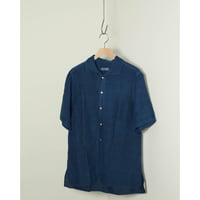 Aquellos Ojos Verdes Ex. "藍" Ethnic grosgrain Aloha shirt