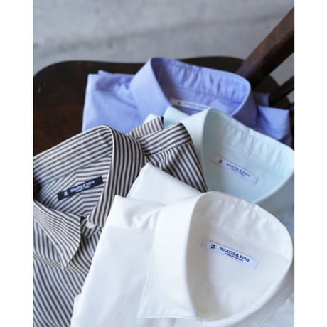 MAATEE&SONS "Charles" Silk Cotton Stripe