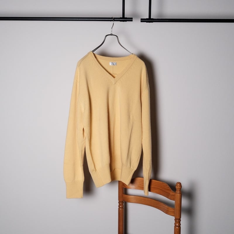 MAATEE&SONS ド度詰めCASHMERE V/N SWEATER | MusterWerk