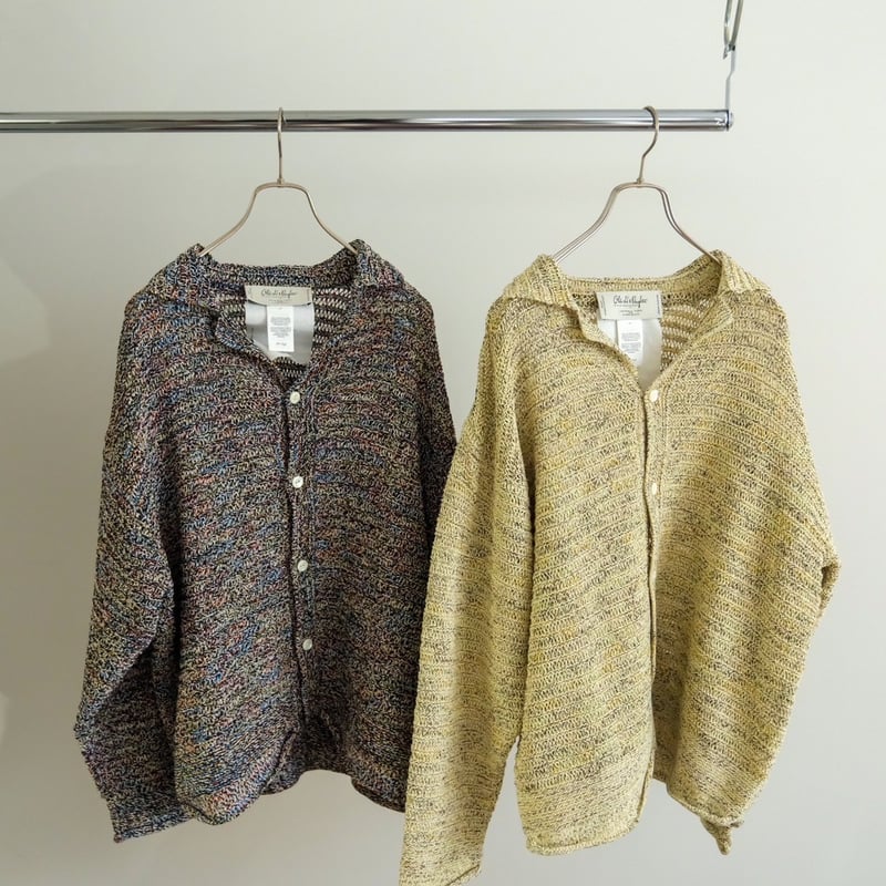 Olde H&Daughter COTTON WRAP STITCHES CARDIGAN |