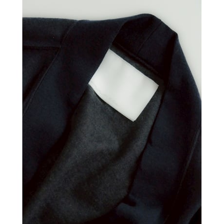 nonnotte Ex."Super 120s Light Inlay Melton" Draping CacheCoeur Cardigan