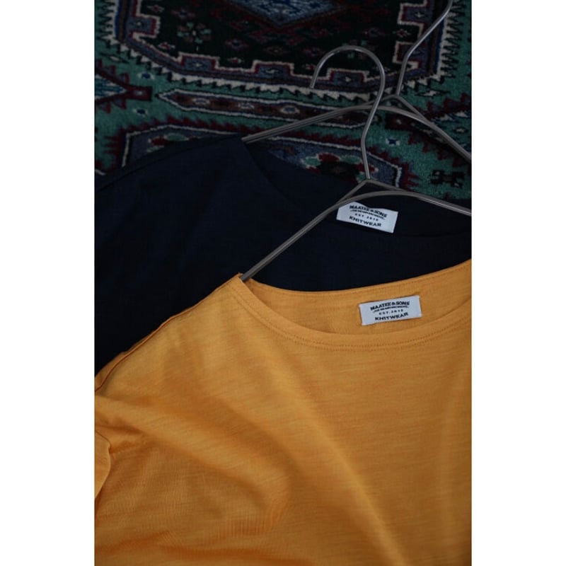 MAATEE&SONS WASHABLE SILK BOAT NECK P/O | Muste