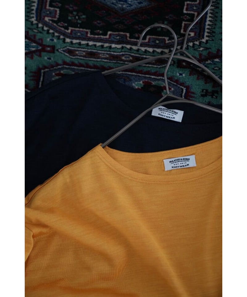 MAATEE&SONS WASHABLE SILK BOAT NECK P/O | Muste MAATEE&SONS WASHABLE SILK BOAT NECK P/O | Muste