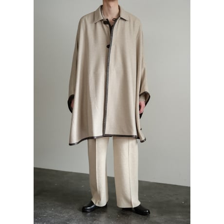 MAATEE&SONS Ex. "DEAD STOCK CASHMERE003" CAPE-MANTLE