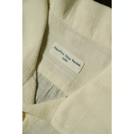 Aquellos Ojos Verdes Ex.Ethnic grosgrain Aloha shirt
