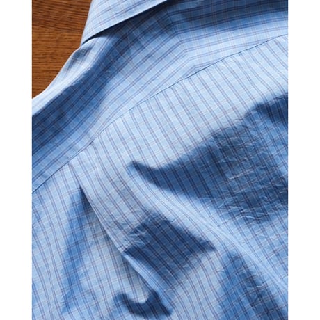 MAATEE&SONS "Charles" Silk Popline Fine Check