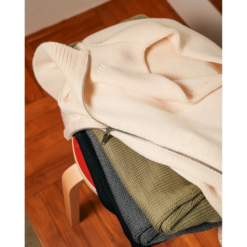 Olde H & Daughter Ex. WOOSTED WOOL DRIVERS KNIT