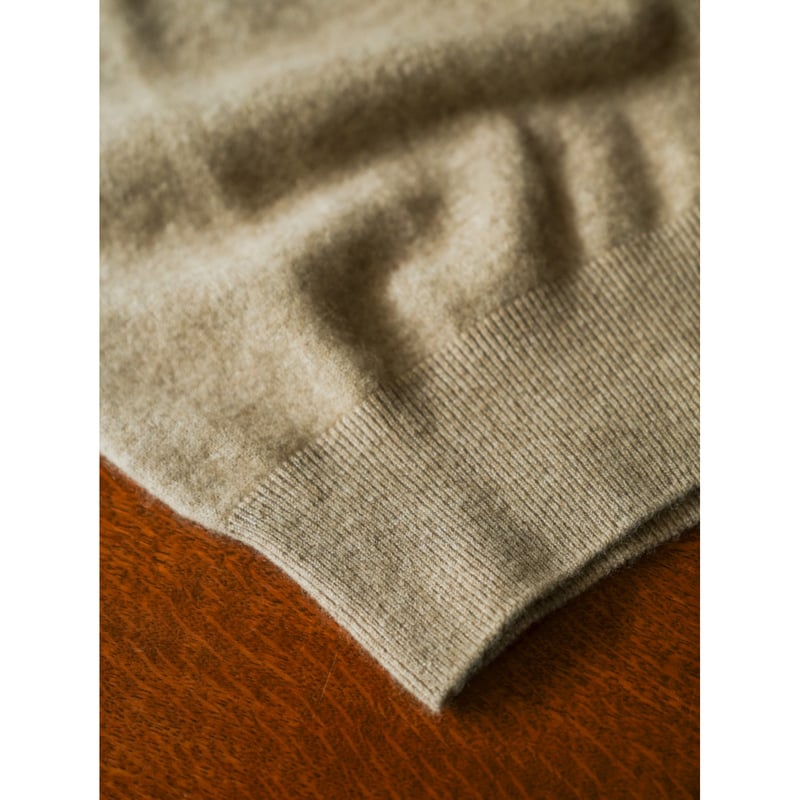 Olde H & Daughter AGED CASHMERE PLAIN STITCH CR