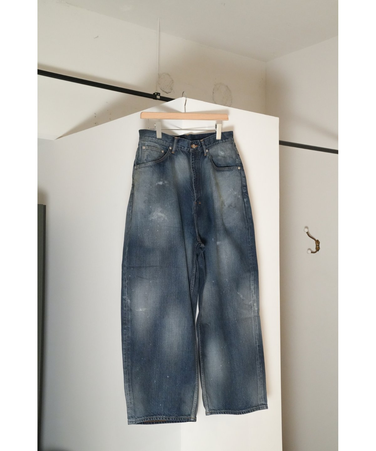 ANCELLM AGING WIDE DENIM 5P PANTS | MusterWerk ANCELLM AGING WIDE DENIM 5P PANTS | MusterWerk