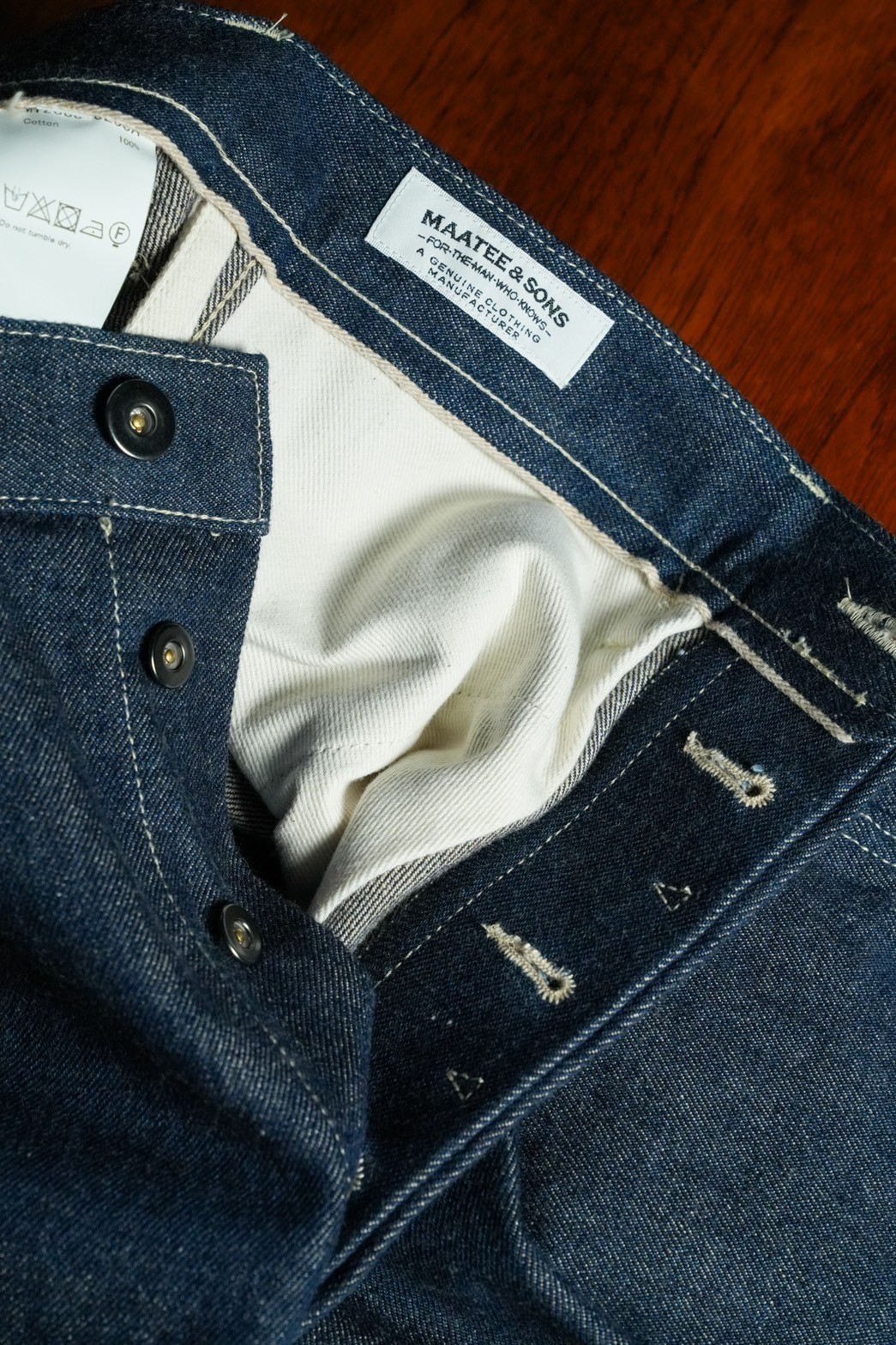 MAATEE&SONS WORK TROUSERS DENIM | MusterWerk