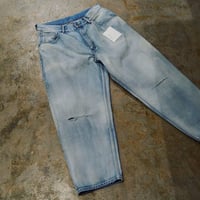 ANCELLM Ex. 5P SELVEDGE RIPPED KNEES DENIM PANTS USED