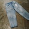 ANCELLM Ex. 5P SELVEDGE RIPPED KNEES DENIM PANTS USED