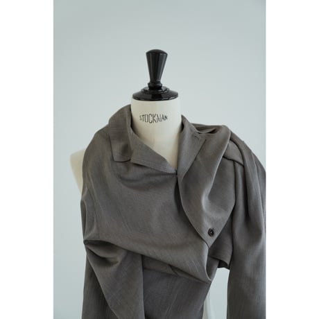 MAATEE&SONS SHIRTS JACKET "SHARK SKIN PANE"