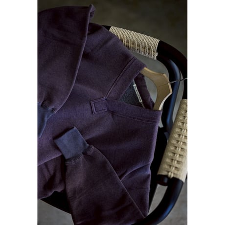 Olde Homesteader EXTRA COTTON FLEECE FADE NAVY HEATHER