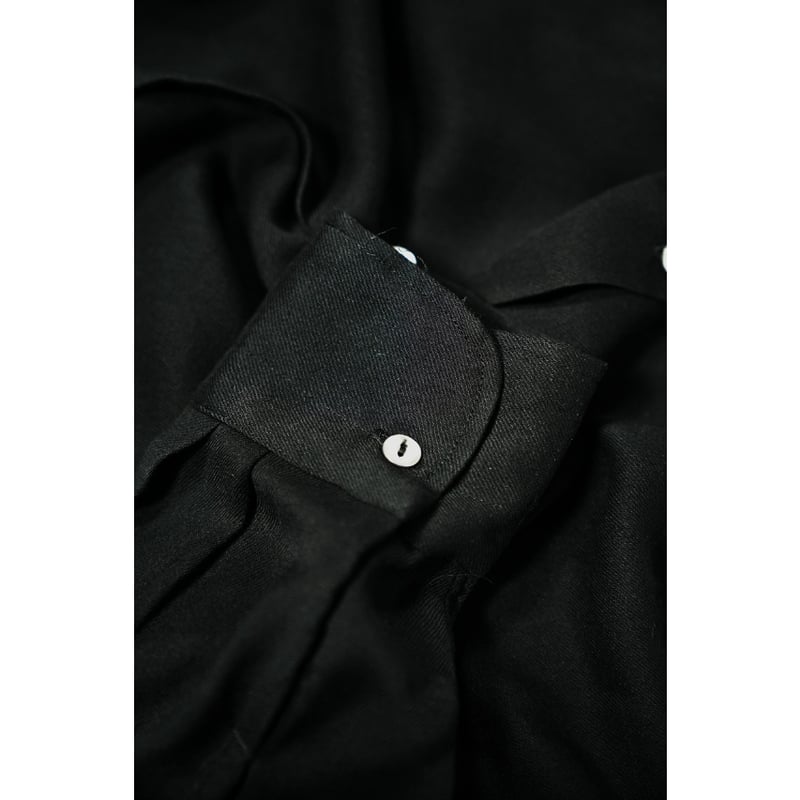 MAATEE&SONS OPEN COLLAR SHIRTS SILKRAYON | Must