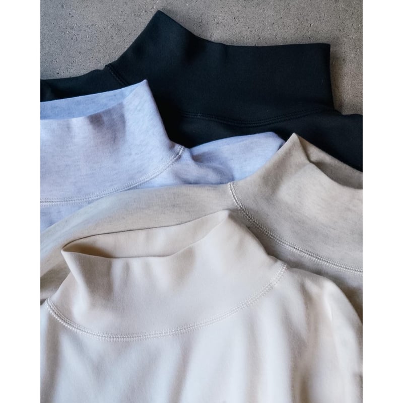 Olde Homesteader INTERLOCK MIL MOCK NECK LONG S