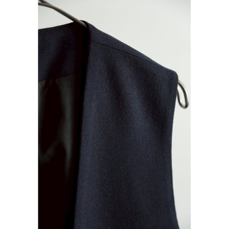 LEA BOBERG D.W. VEST - BRITISH WOOL CREPE