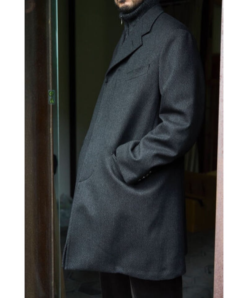 MAATEE&SONS FRENCH KARSEY CHESTERFIELD COAT | M...