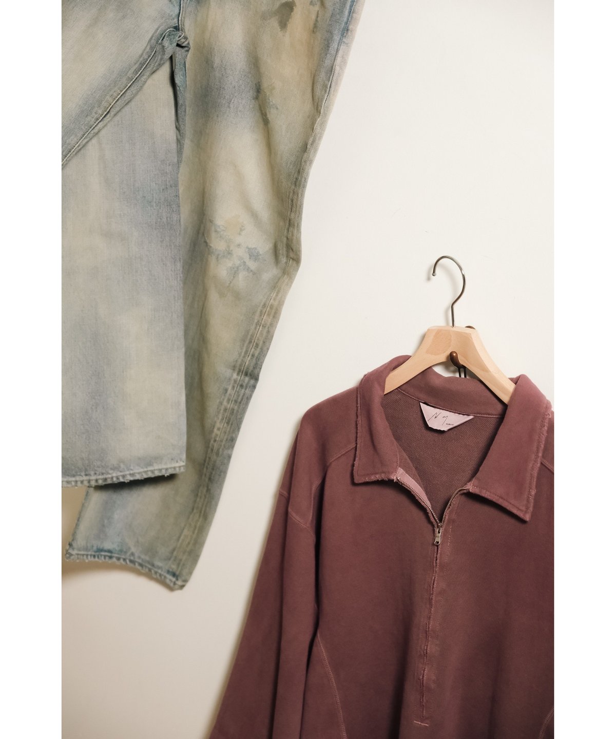 ANCELLM HALF ZIP SWEAT SHIRT | MusterWerk ANCELLM HALF ZIP SWEAT SHIRT | MusterWerk