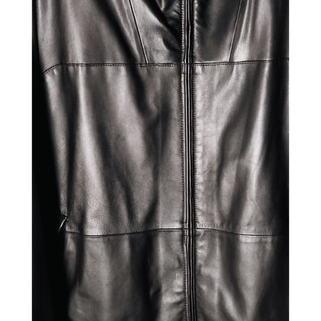 MAATEE&SONS SHEEP GLOVE LEATHER FULL ZIP ANORAK "GEEEK"