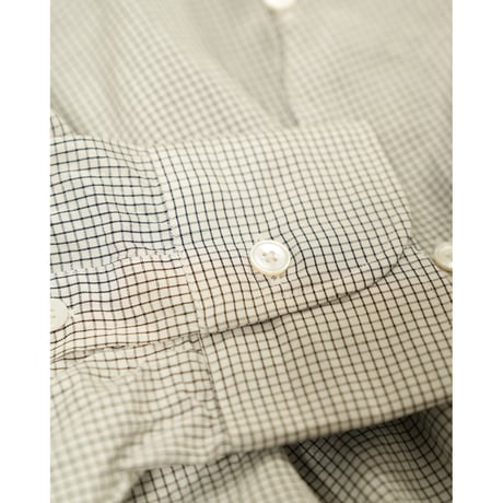 MAATEE&SONS "ELIZABETH" SILK POPLINE GRAPHCHECK