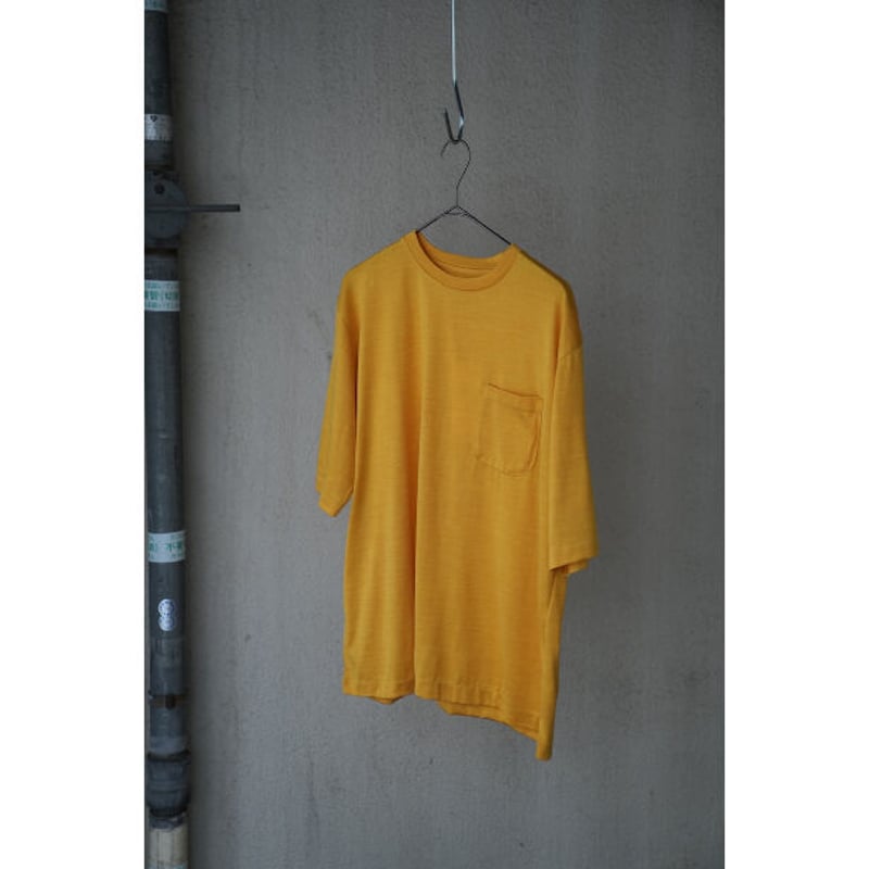 【MAATEE&SONS】WASHABLE SILK POCKET TEE MAATEE&SONS WASHABLE SILK POCKET-TEE | MusterWerk