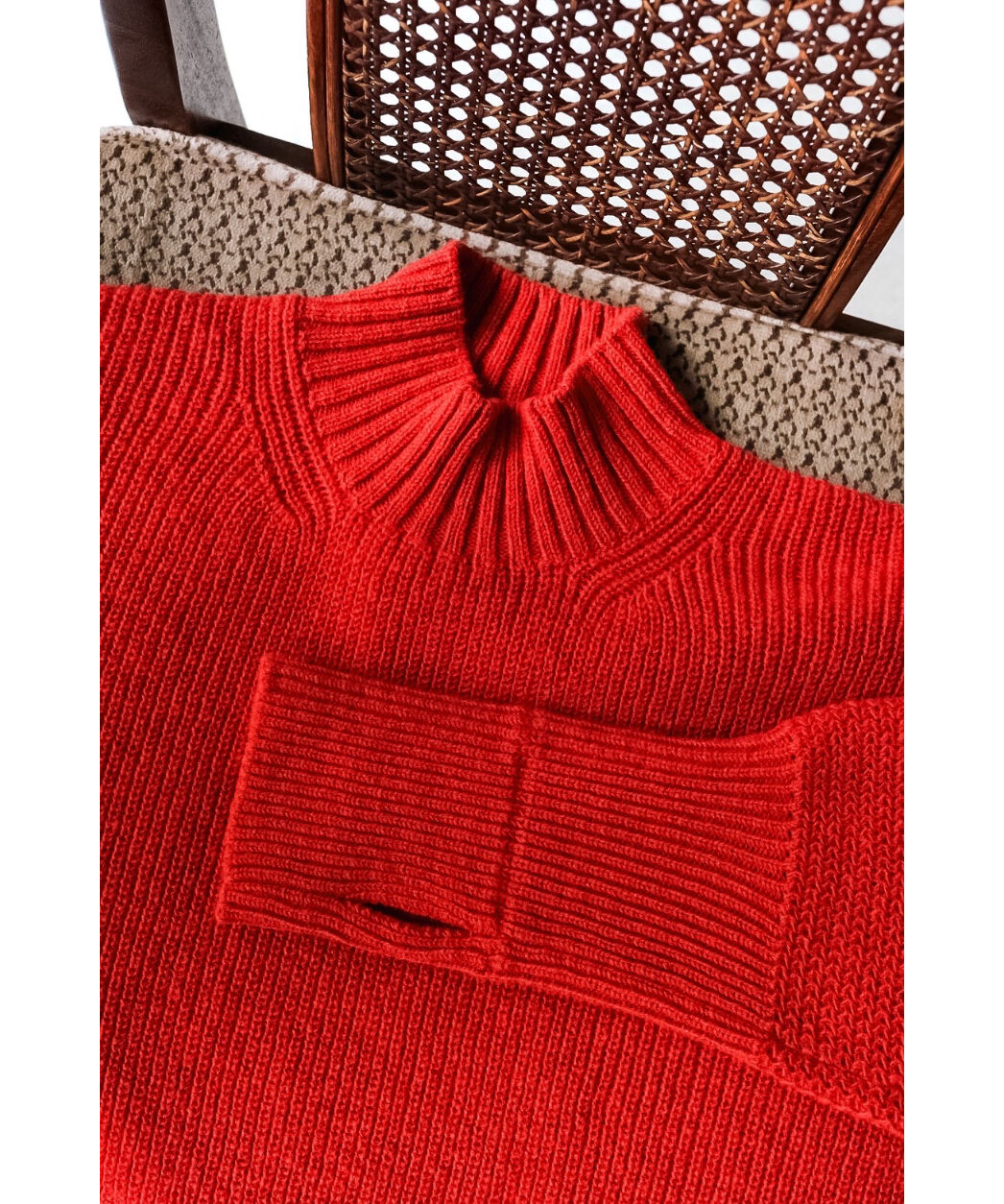 MAATEE&SONS 強撚SHETLAND FINE LAMB ARMY SWEATER |
