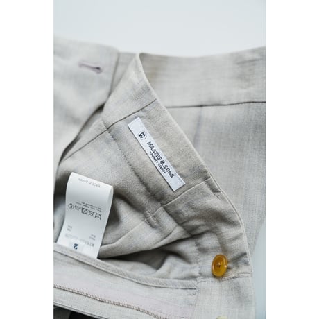 MAATEE&SONS MUSOU TROUSER  "俺のsummer wool"