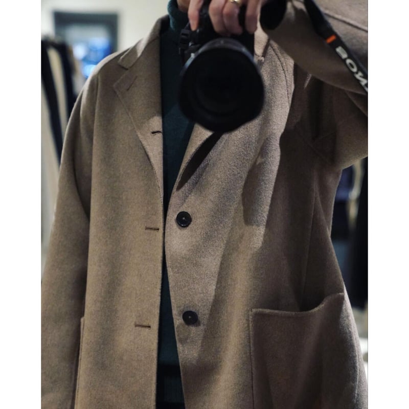 MAATEE&SONS CASHMERE W FACE SPORTS COAT | Muste