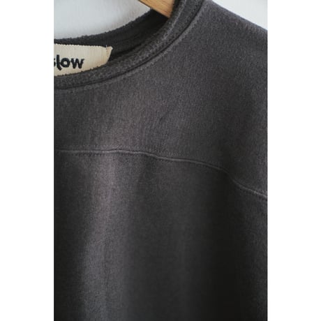 slopeslow  Cotton/Linen Light French terry Crew Neck