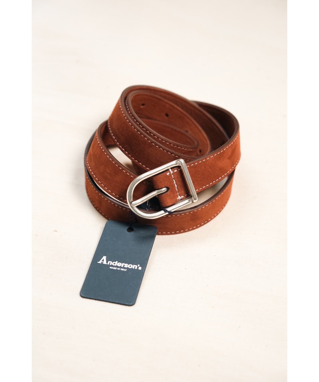 Anderson's Ex. NUBUCK LONG BELT 125/2.5 | Muste