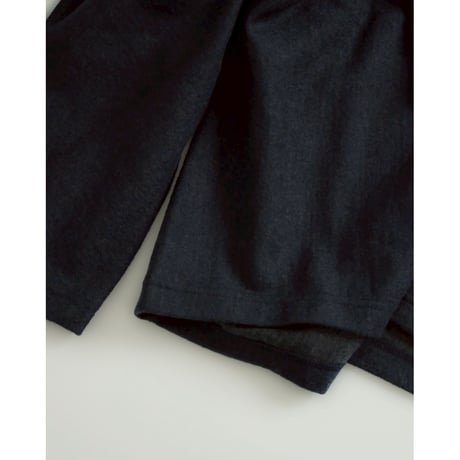 nonnotte "Super 120s Light Inlay Melton" Draping C/N Pullover