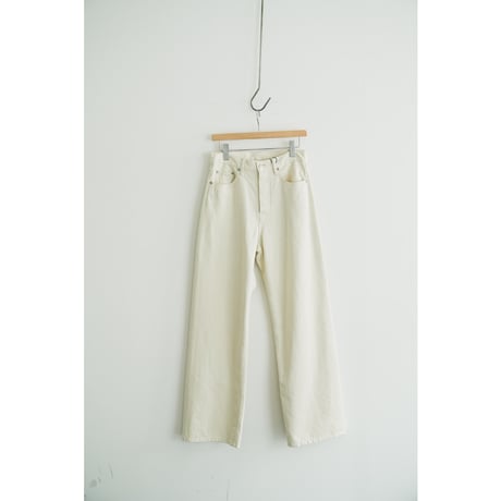 The CLASIK "SOFT COTTON SILK DENIM" WIDE LEG JEANS