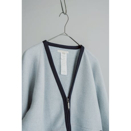 YE OLDE & NEW MAN "RANDONNEUR" WOOL FLEECE V NECK LINER CARDIGAN