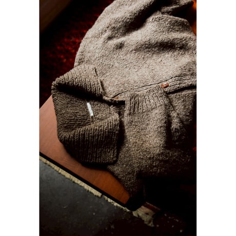 YANABA "LEO" HI NECK CARDIGAN