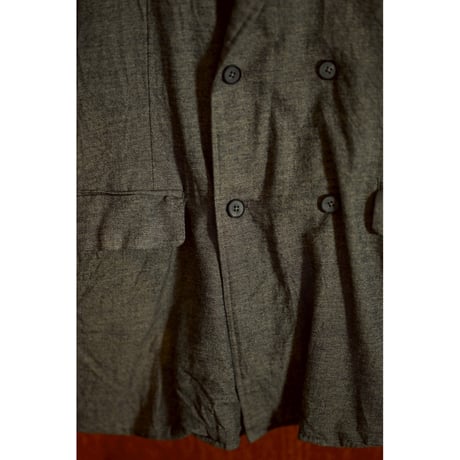 MAATEE&SONS DOUBLE GATHERED JK "super200's shark skin"