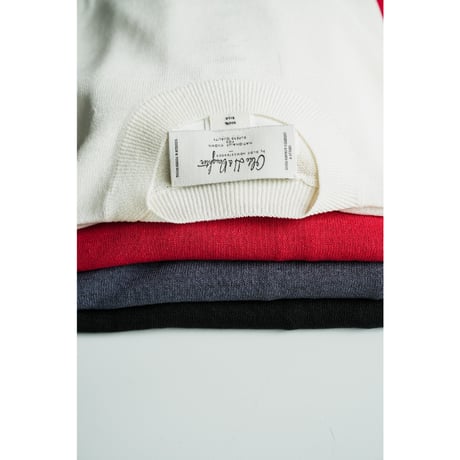 Olde H&Daughter "JYARI-JYARI SILK" CREW P/O