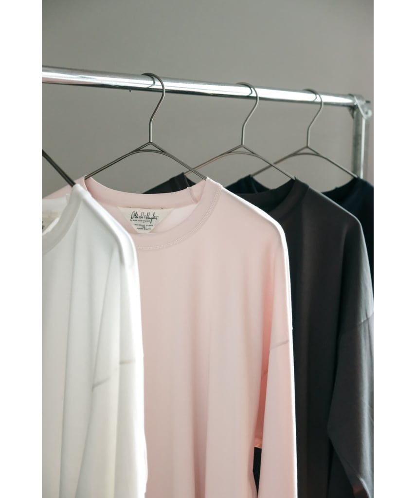 Olde H&Daughter Ex.SUVIN COTTON PLAIN STITCH L/